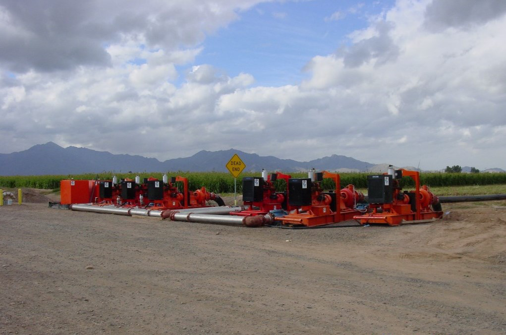 Construction Equipment parked by a dead end sign